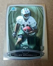 2014 Bowman Chrome Football Card #159 Jalen Saunders Rookie - New York Jets 