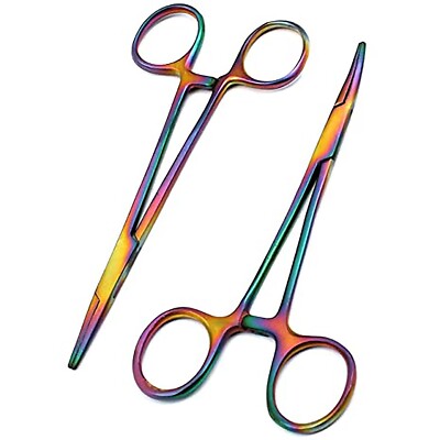 6 Inch Curved & Straight Locking Forceps In Stainless Steel 6 - Foto 12