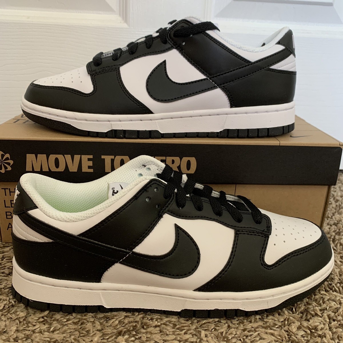 Size 9W - Nike Dunk Low Next Nature White Black DD1873-102 Brand