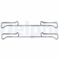 Delphi LX0436 ZubehöRsatz, Scheibenbremsbelag FüR Vw