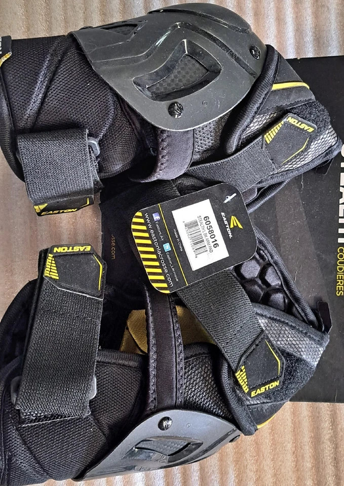 Almohadilla de brazo de lacrosse -NOS- Almohadilla de brazo Easton Stealth, talla L, Negro - $22 AHORA 1/2 PRECIO $11 Foto 4 de 4