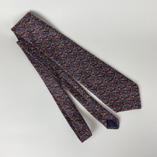 Vtg Boston Traders UFO Planets Abstract Made in USA 100% Silk Necktie Multicolor - Picture 6 of 11