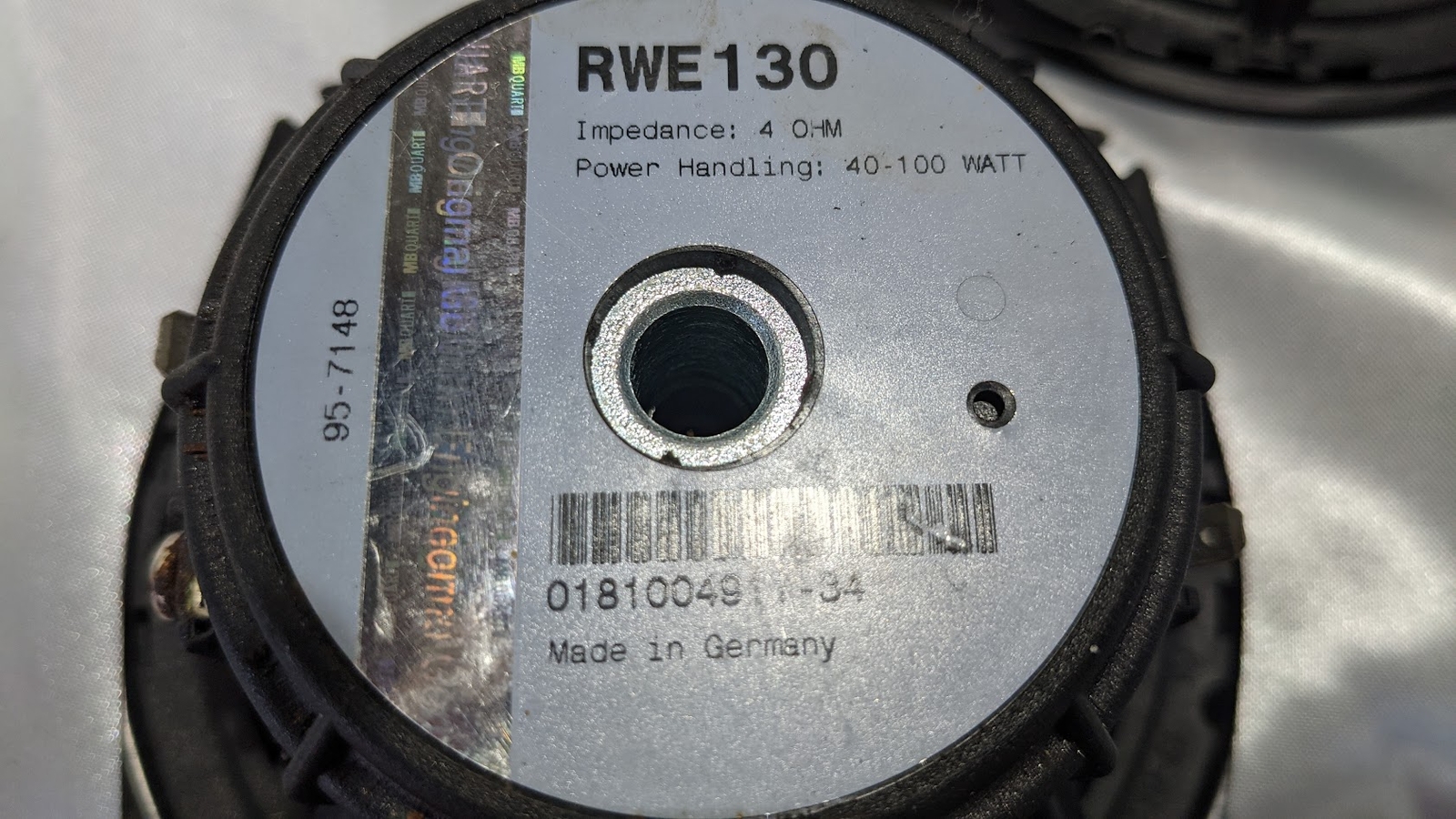 FERRARI 308 PARTS DOOR mounted PAIR OF SPEAKERS RWE USED 100W