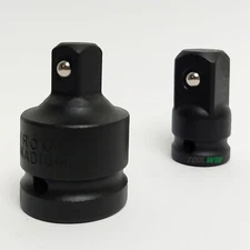 2 pc 3/4" to 1/2 inch Drive Socket Adapter Reducer Air Impact Tool Set