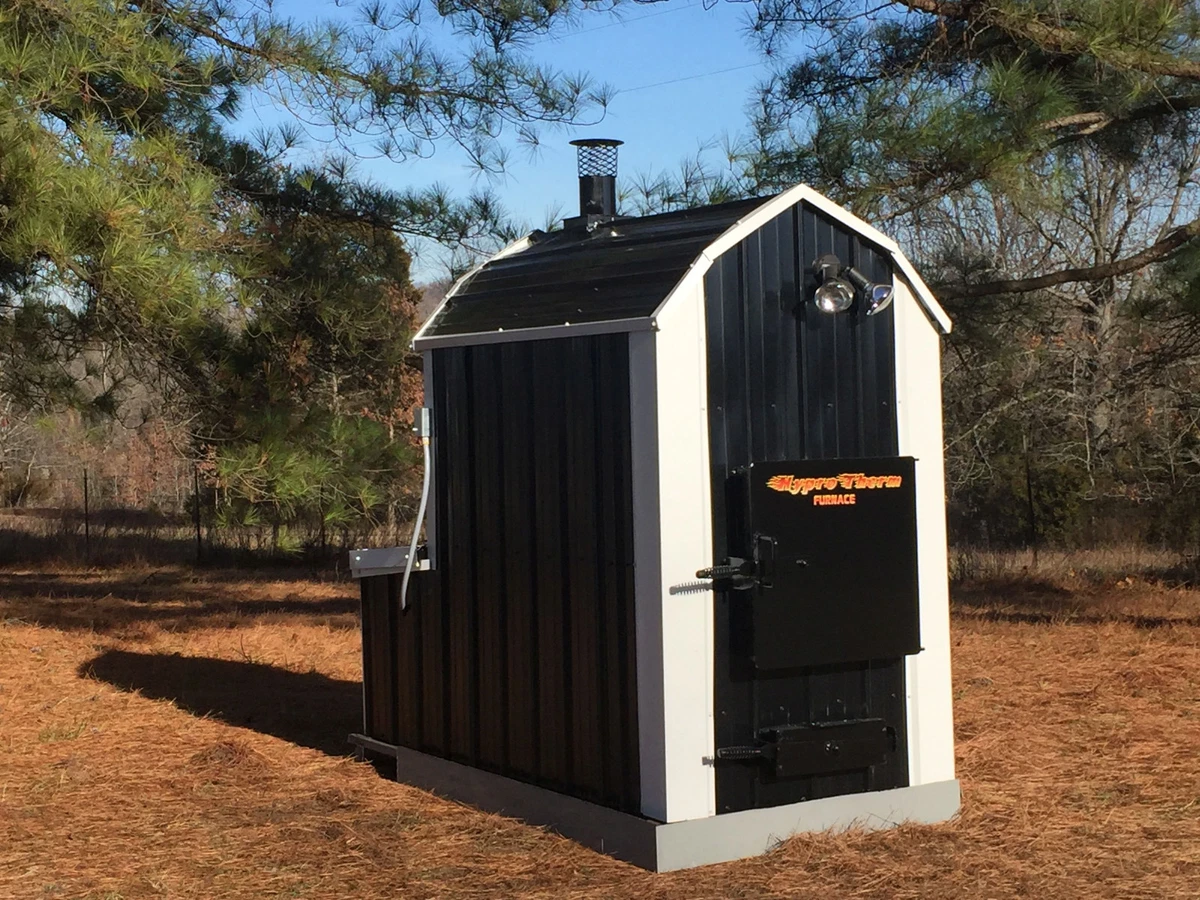 FLFA-1000 Thermowind TW1000 WaterLess Wood Outdoor Burner Furnace Forced  HOT Air | eBay