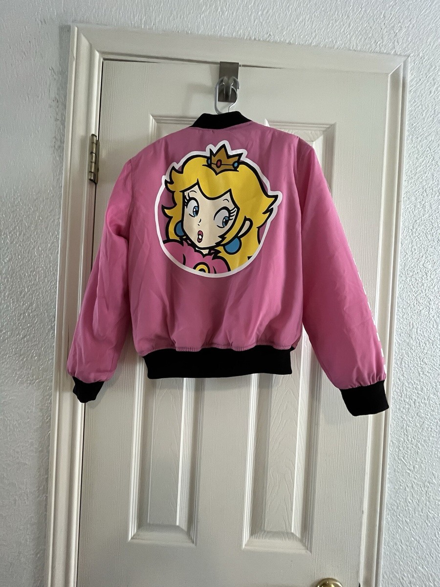 Kids Super Nintendo Forever 21 Princess Peach Jacket “xs” #007 | eBay