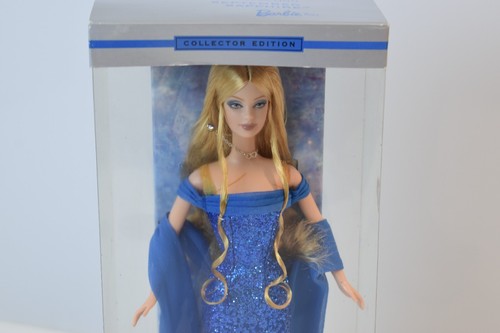2002 Barbie Birthstone Collection: September Sapphire Mattel #B2394 Blonde - Photo 3 sur 9