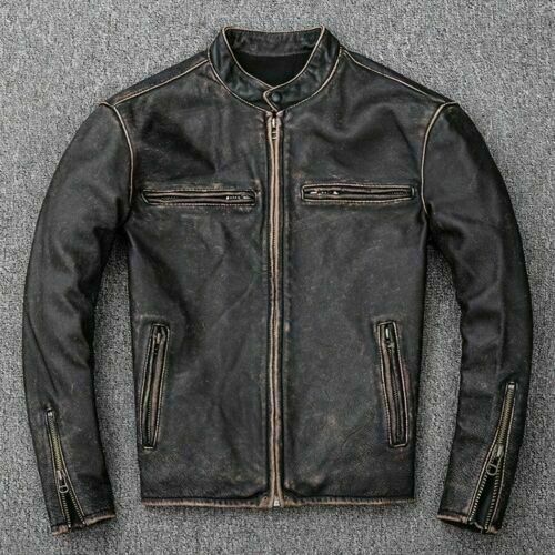 Aged Black Leather 