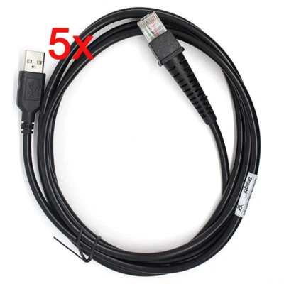 5pc US 6FT USB Cable For Datalogic D100 GD4130 QD2130 QW2100 Scanner CAB-426E