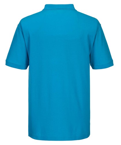 Mens Portwest Polo Shirt B210 Short Sleeve Lightweight Durable Work Top UKS-3XL - Picture 3 of 13