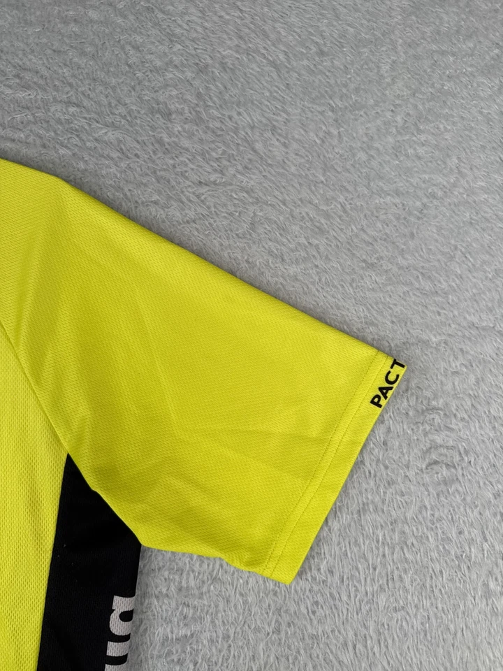 Camiseta deportiva de ciclismo Pactimo para adultos extra grande amarilla Thrill-o-gee Weezers Foto 2 de 4