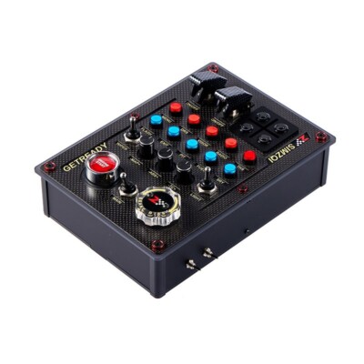 Button Box Sim Racing Simulator RGB Controller Box for Thrustmaster SIMZQI X5