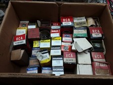 Vacuum Tubes 30 NOS and Used - Sylvania, RCA, G.E., Tung-Sol TV tube