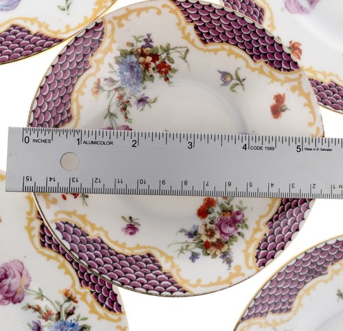 Antique Phoenix China by Carl Wiedemann Porcelain 9 pc Set Cecho Slovakia Used - Picture 8 of 24