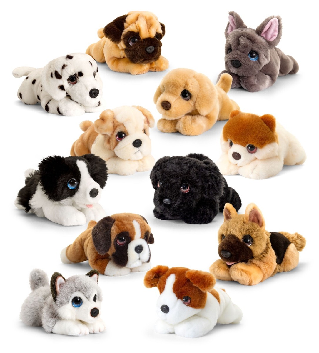 Keel Toys 25cm Signature Cuddle Stuffed Soft Toy Plush Dogs Puppy