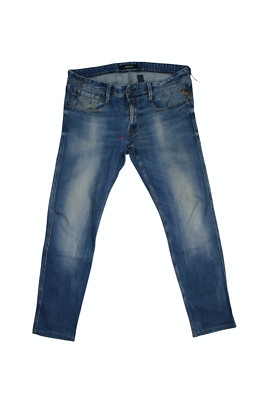 Replay Anbass - M914 - Jeans Mens - W34 L32 - Blue - Excellent Denim