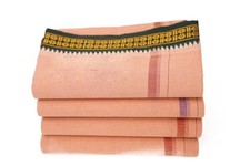 Men's 100 Pure Cotton Lungi in Size 2 Mtrs Single Lungi  Pack of 2, Brown 