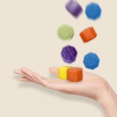 Gioco Coreano Gonggi - Set Con Pietre Ponderate In Acciaio, Gioco Tradizionale Di Abilità - Foto 9