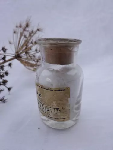 antique chemist bottle, original label & stopper, j. griffin & sons, kingsway image 4