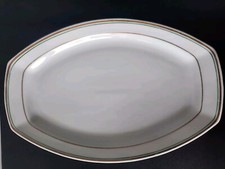 Roschütz Unger Schilde Servierplatte Porzellan DDR alt gebraucht  Gera Ostalgie