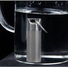 45 15mm Titanium Waterproof Pill Box Case Mini Bottle Storage EDC Keychain Tool