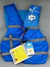 New X2O Life Jacket Universal Adult 2X/3X Life Vest 50 - 60 Chest Blue Ocean