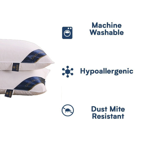 2 X Down Dreams Pillow Hilton Hotels collection Gentle Pillows New Down