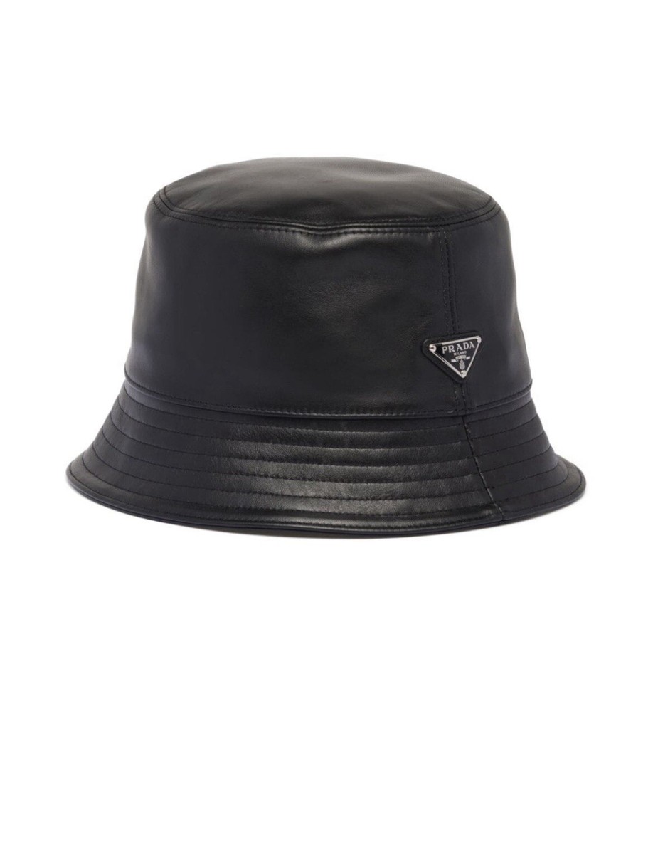 Prada Nappa Leather Bucket Hat $1100 SZ M | eBay
