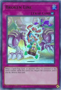 Broken Line - MP18-EN156 - Ultra Rare - 1st Edition x3 - Near Mint
