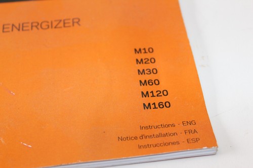 Instruction Manual ONLY Gallagher 110V Fence Energizer M10,20,30,60,120,160 Book - Picture 3 of 5