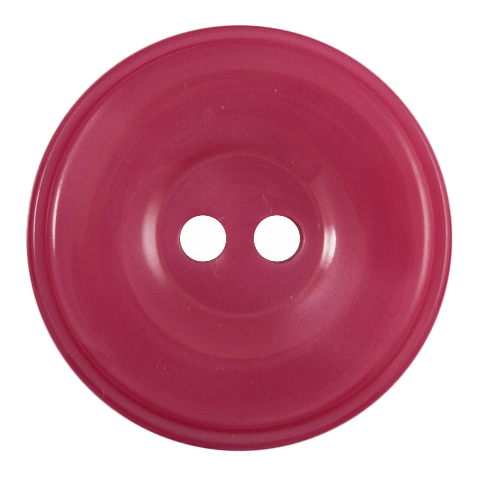 23mm Pink Round Polyester Buttons, 23mm 2 hole buttons x 3, 2b1635