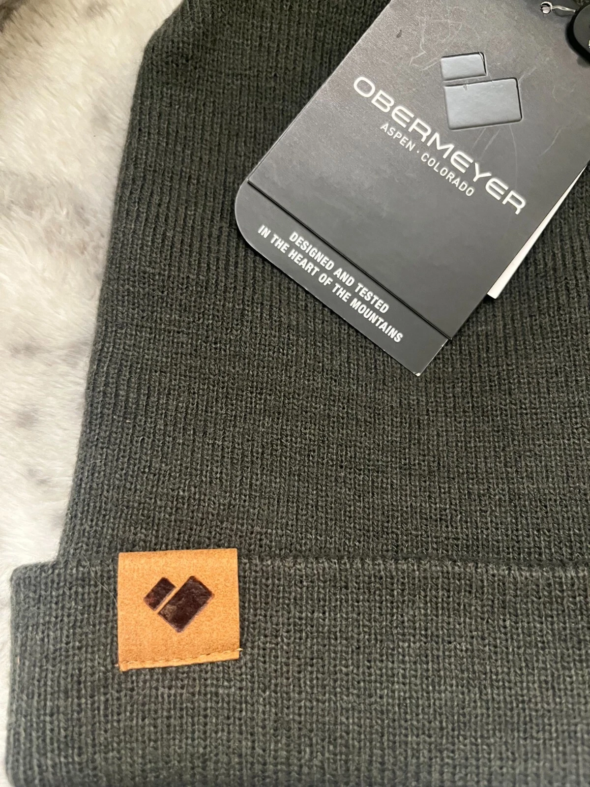 OBERMEYER MEN'S PORTLAND BEANIE in Dark Green Great Gift