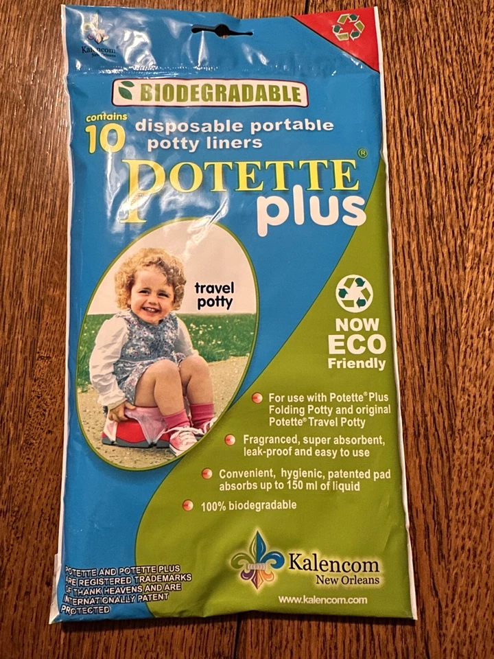 Potette Plus Liners Disposable Portable Potty Training 2 Sets 20 Total Kalencom - Image 2 of 3