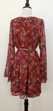 Anthropologie Dress New Size Small Pleats Boho Peasant Floral Retro Cottage