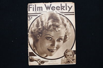 1934 JANUARY 19 FILM WEEKLY MAGAZINE - GLORIA STUART COVER - E 24640