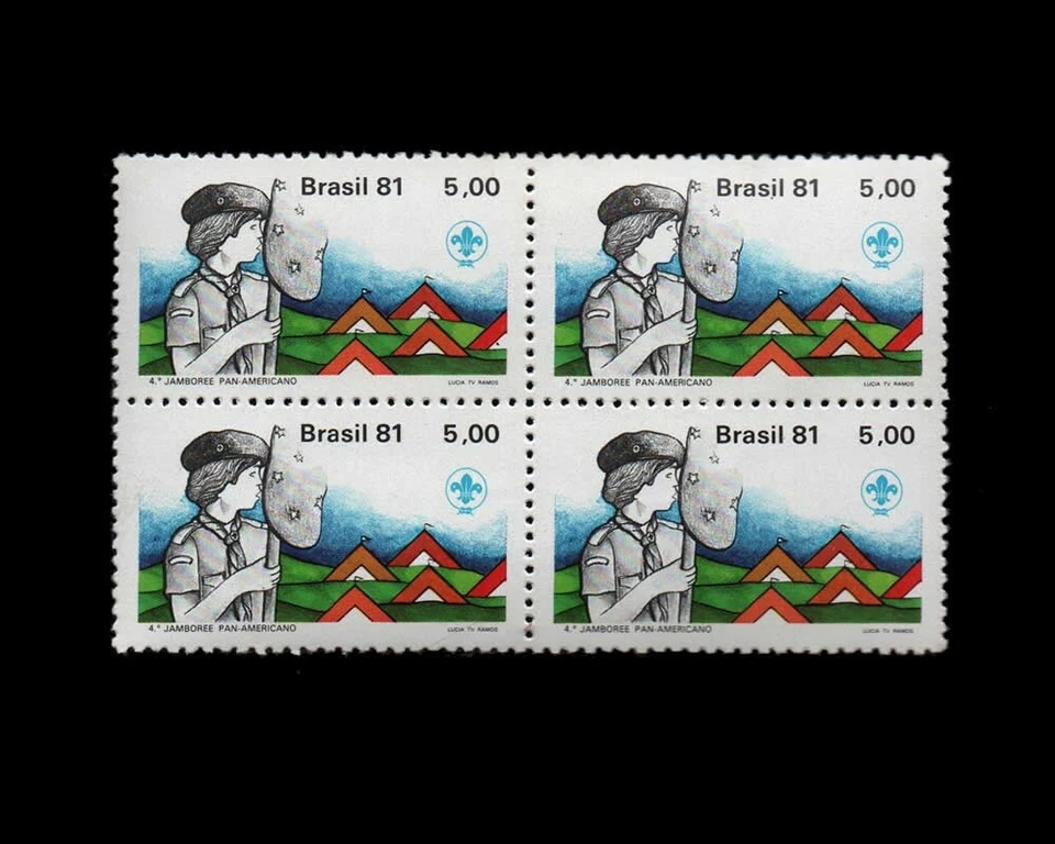 Boy Scouts Brasil 1981 童子军 スカウト Foto 4 de 4