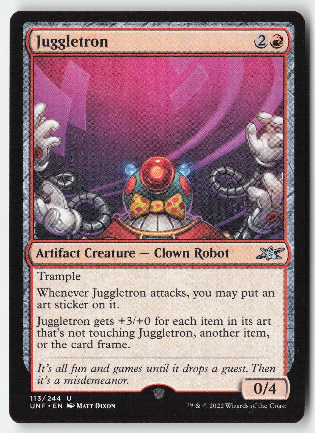 MTG - Juggletron #113 - Regular - UNF Unfinity