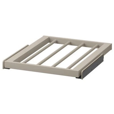 Ikea KOMPLEMENT Pull-Out Pants Hanger Gray- beige 29 1/2 x 22 7/8 '' 305.090.68
