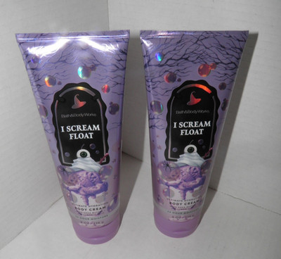 Bath & Body Works I Scream Float Body Cream Lot of 2 Halloween Full Size NEW