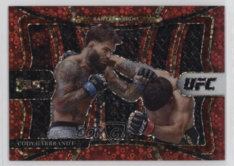 2021 Panini Select UFC Premier Level Red Disco Prizm /199 Cody Garbrandt 1o4y