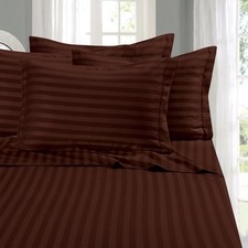 Best Softest Coziest STRIPE Sheets Ever 1500 Thread Count Egyptian Quality