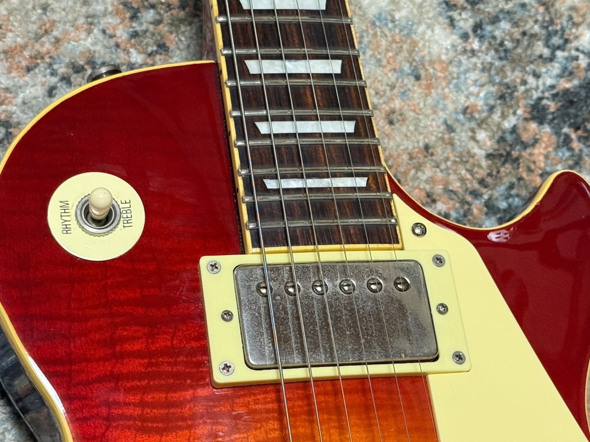ギター Epiphone Les Paul Standard Made in Japan Epiphone Japan Les Paul Standard Blue Sparkle – Chicago