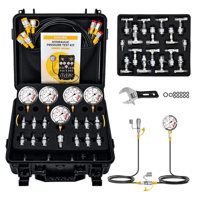 #ad #ad Hydraulic Pressure Test Kit for Excavator Tractor amp; Heavy Equipment Specialize $418.99