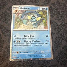 Vaporeon SVP 168 Black Star Promo