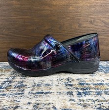 Dansko XP 2.0 Professional Clog Patent Leather Color Sweep Womens Sz 41, 10.5-11