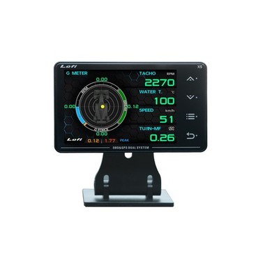 Lufi Xs Obd2 Gauge Display, GPS Speedometer,car inclinometer, Boost Gauge