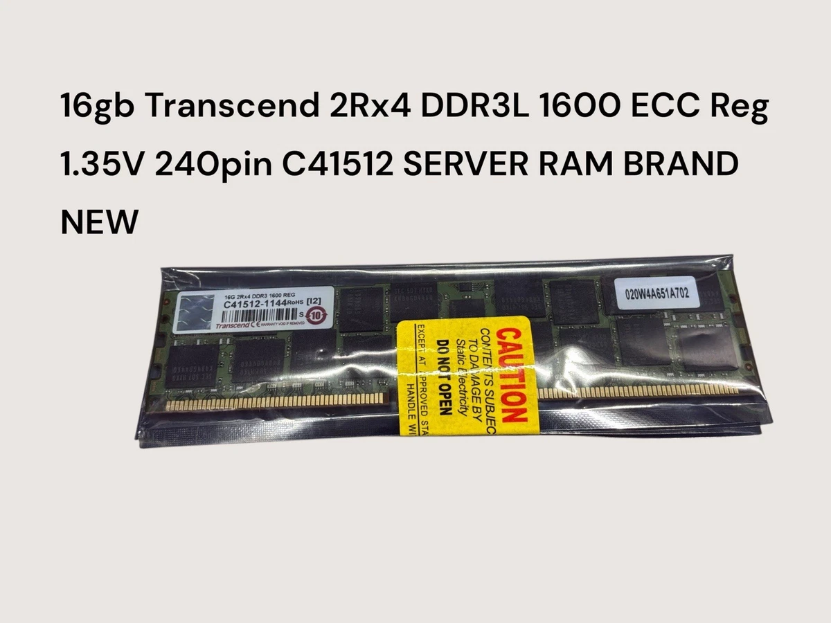 Transcend PC3-12800 (DDR3-1600) Memory (RAM) for sale | eBay