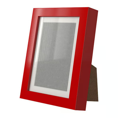 Lot of Two (2) IKEA RIBBA (Hard to Find) Red Photo Frames 5x7 New!
