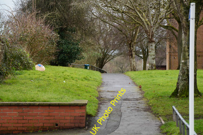 Photo 6x4 Bridgwater : Footpath A footpath heading off from West Street t c2016