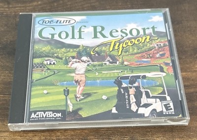 Golf Resort Tycoon : Top Flite Activision PC Game 2001 Complete - Tested/Works